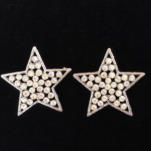 Silver Star stud earrings